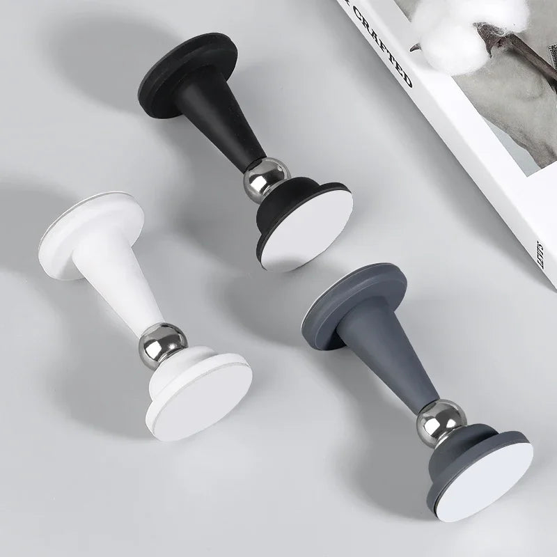 No-Drill Silicone Door Stopper