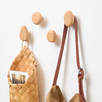 Wooden Knob Wall Hooks