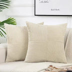 Ribbed Corduroy Cushion Cover