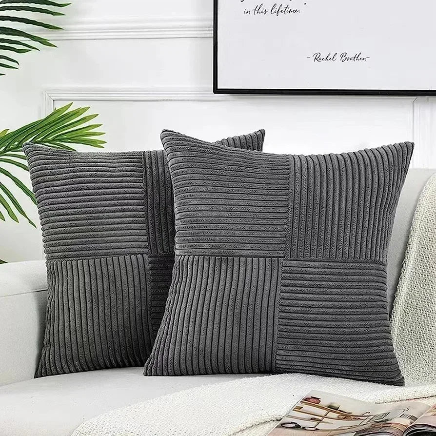 Ribbed Corduroy Cushion Cover
