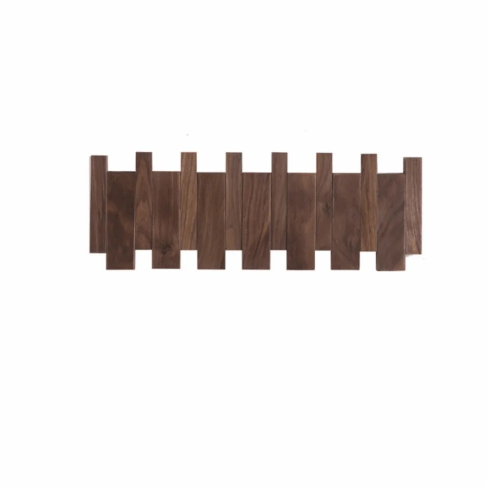 Piano Key Wooden Wall Coat Rack