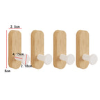 Wooden Knob Wall Hooks