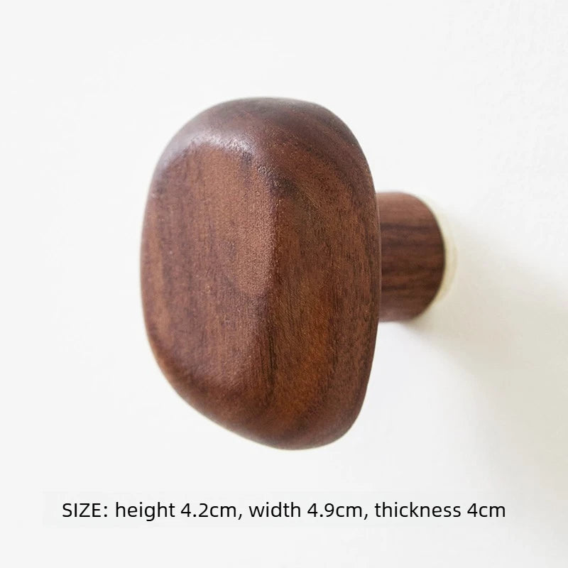 Wooden Knob Wall Hooks
