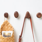 Wooden Knob Wall Hooks