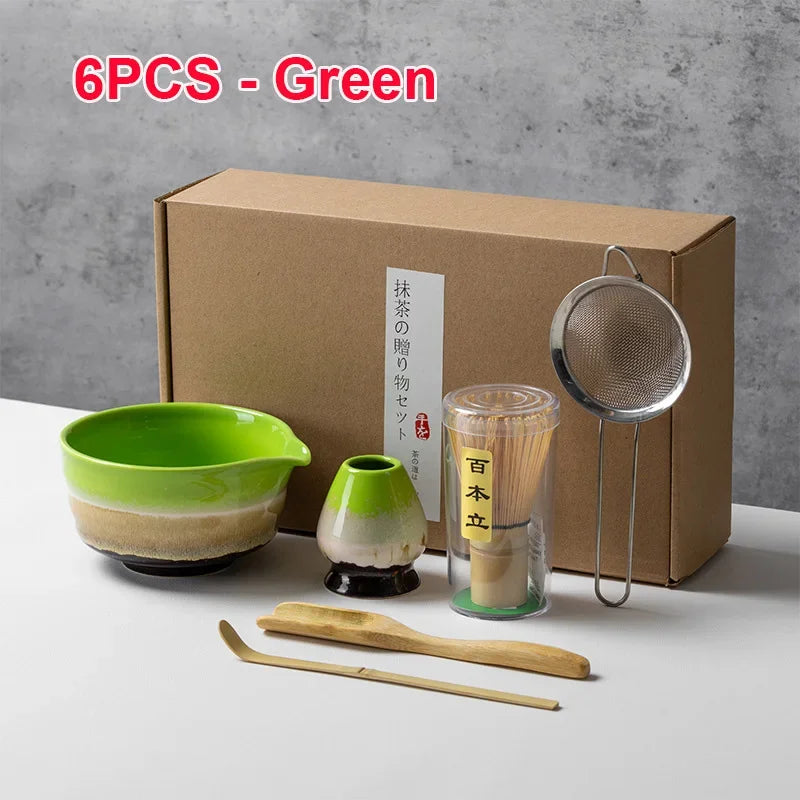 Matcha Set with Bamboo Whisk