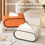 Minimalist Oval Tissue Box Cover