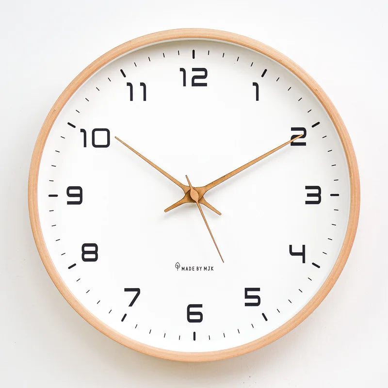 Nordic Minimalist Round Wall Clock