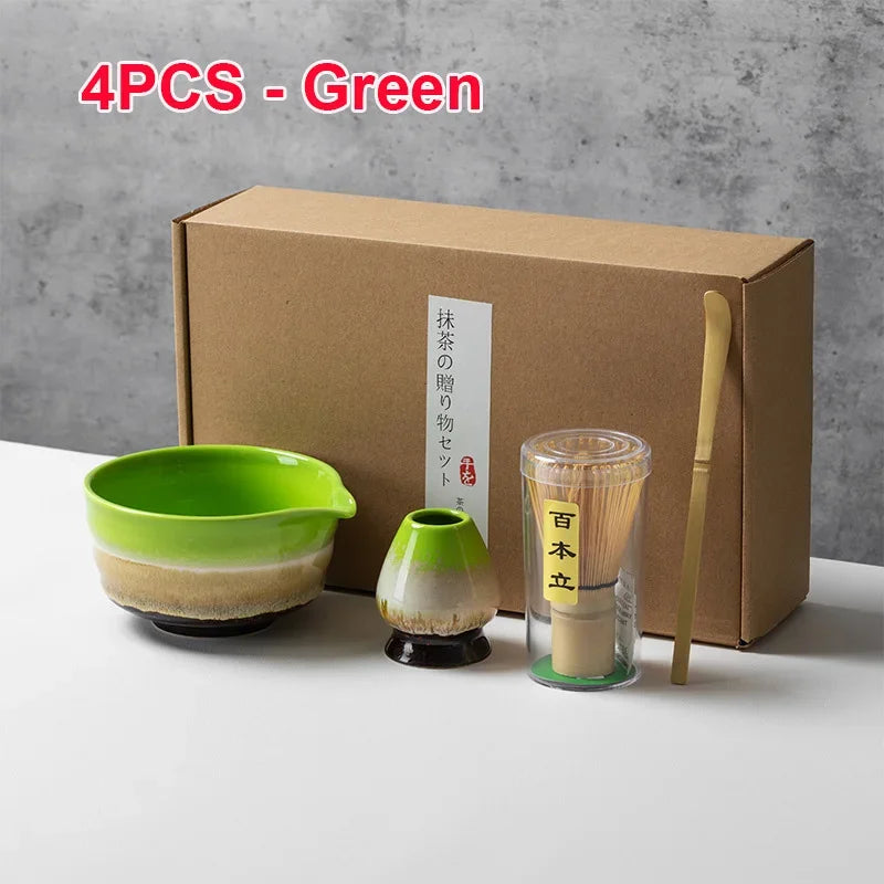 Matcha Set with Bamboo Whisk