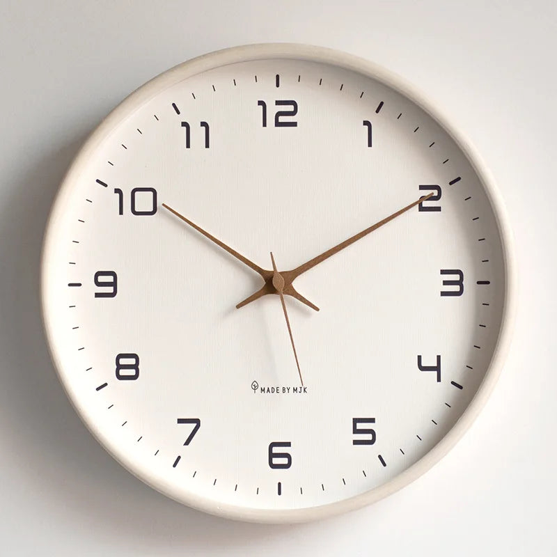Nordic Minimalist Round Wall Clock