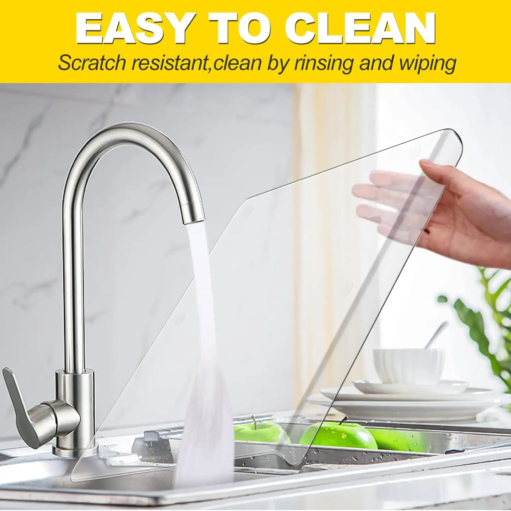 Clear Acrylic Chopping Board with Raised Lip