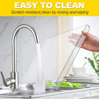 Clear Acrylic Chopping Board with Raised Lip
