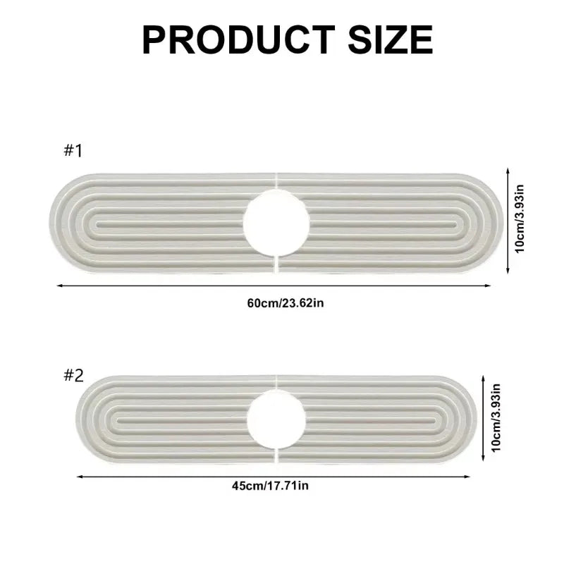 Diatomite Sink and Faucet Mat