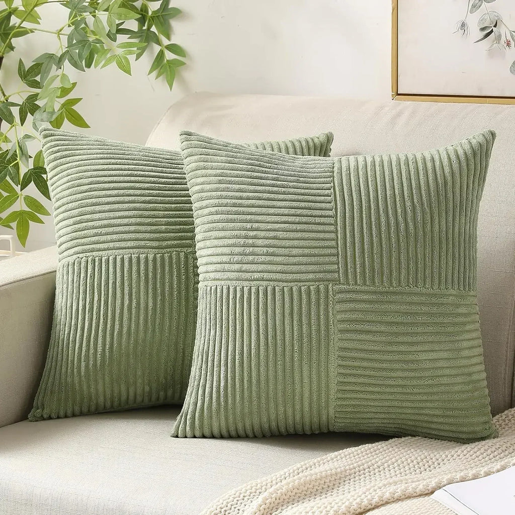 Ribbed Corduroy Cushion Cover