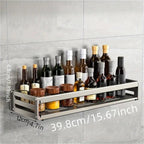 Wall-Mounted Spice and Condiment Rack