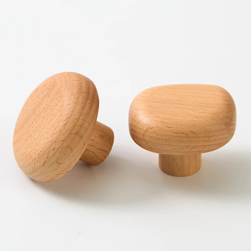 Wooden Knob Wall Hooks