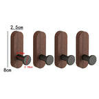 Wooden Knob Wall Hooks