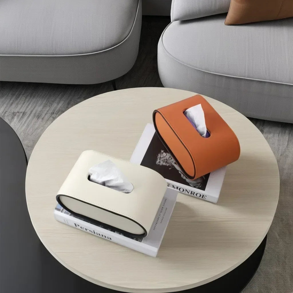 Minimalist Oval Tissue Box Cover